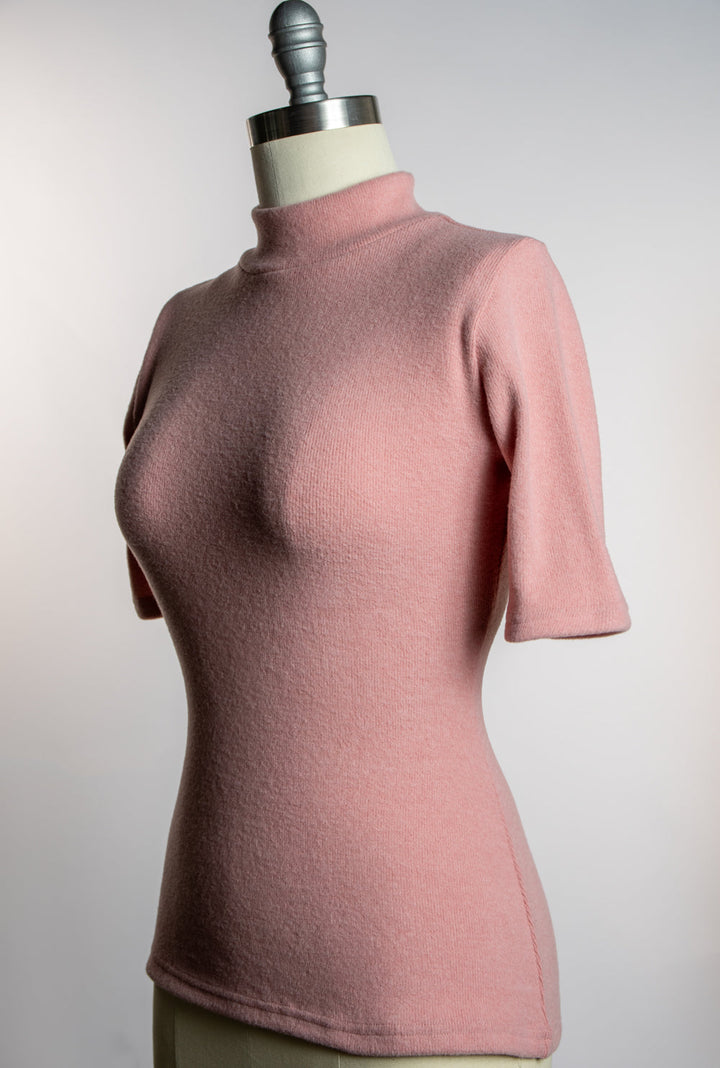 Denise Top - Plush Knit, Rose