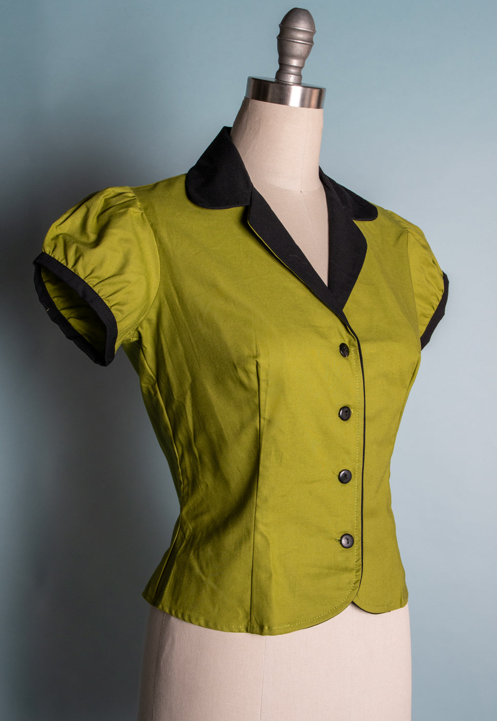 Dolly Blouse - Chartreuse