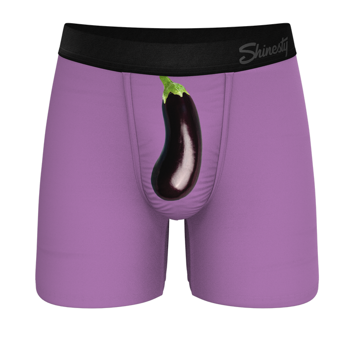 The Double Entendre | Eggplant Ball Hammock® Pouch Underwear