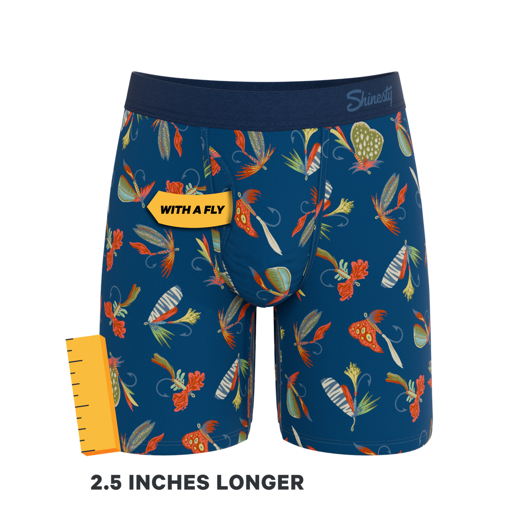 The Dry Fly | Fly Fishing Long Leg Ball Hammock® Pouch Underwear With Fly