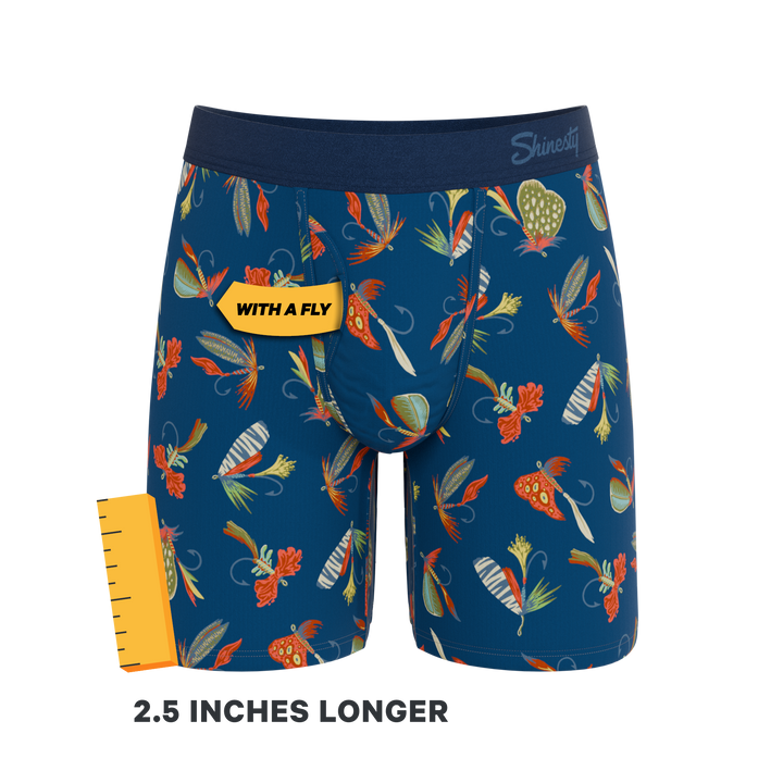The Dry Fly | Fly Fishing Long Leg Ball Hammock® Pouch Underwear With Fly