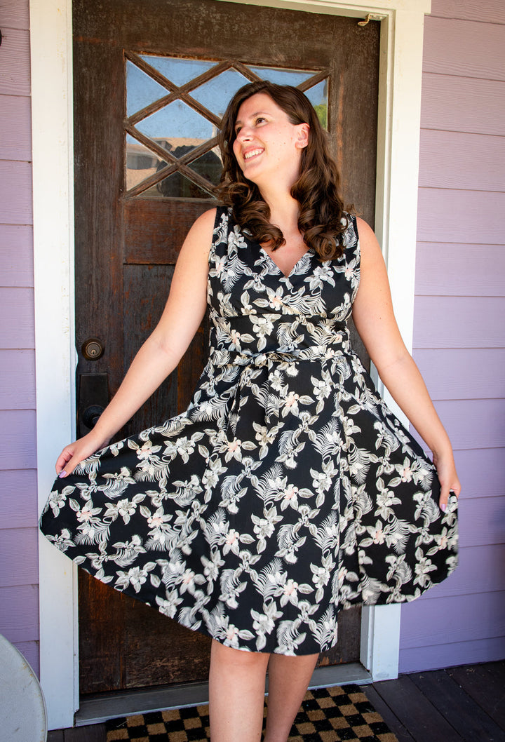 Marie Dress - Passion Flower