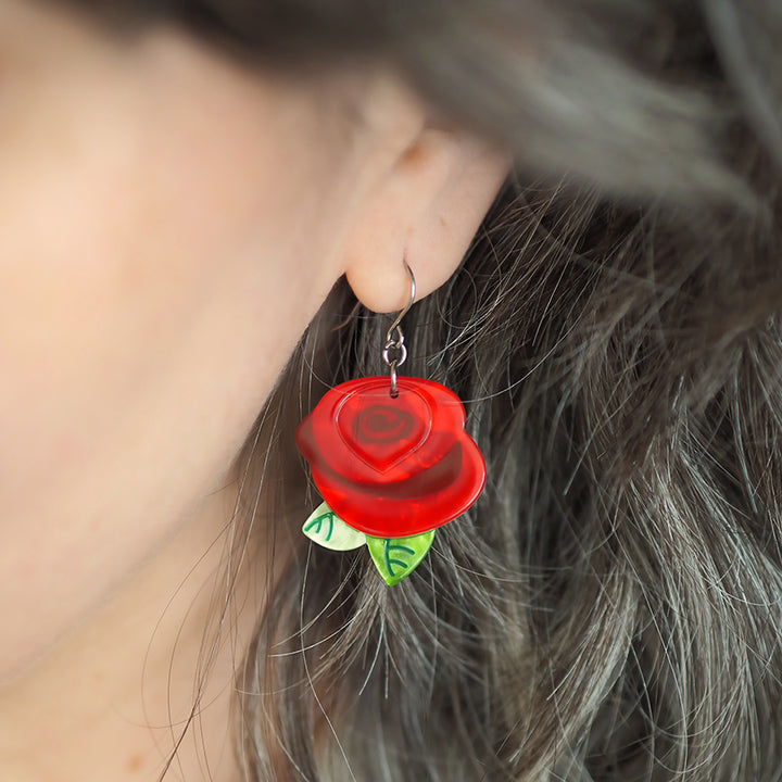 The Last Petal Drop Earrings by Erstwilder x Pete Cromer