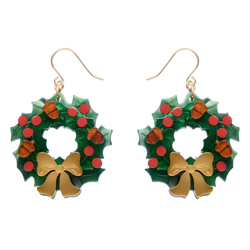 Forest Wreath Drop Earrings by Erstwilder