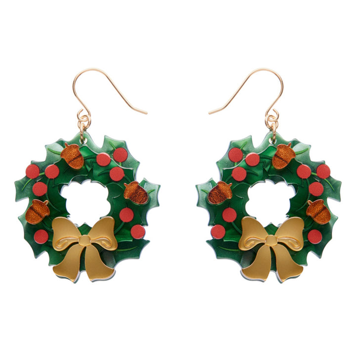 Forest Wreath Drop Earrings by Erstwilder