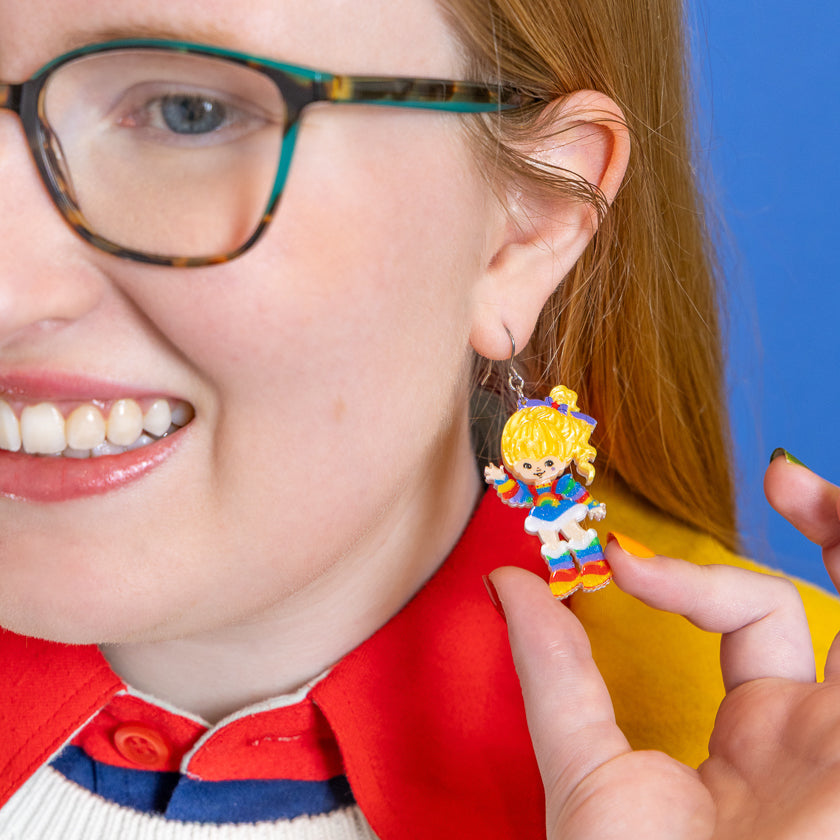 Rainbow Brite Says Hello Drop Earrings Rainbow Brite x Erstwilder