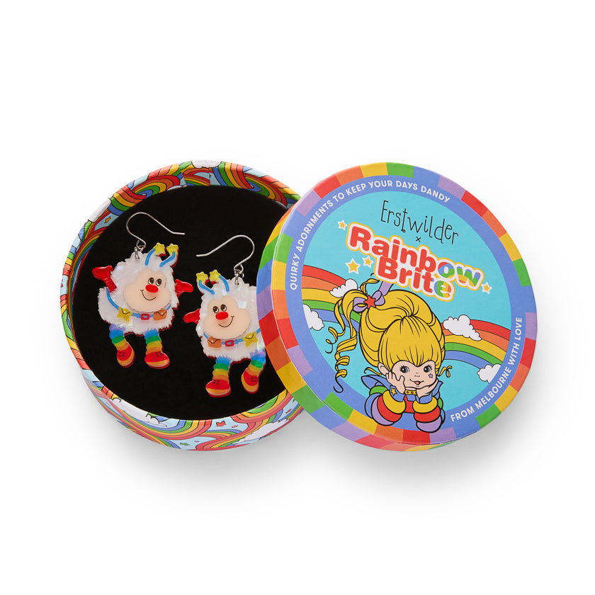 Twink Drop Earrings Rainbow Brite x Erstwilder