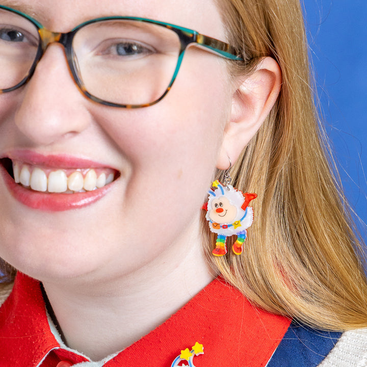 Twink Drop Earrings Rainbow Brite x Erstwilder
