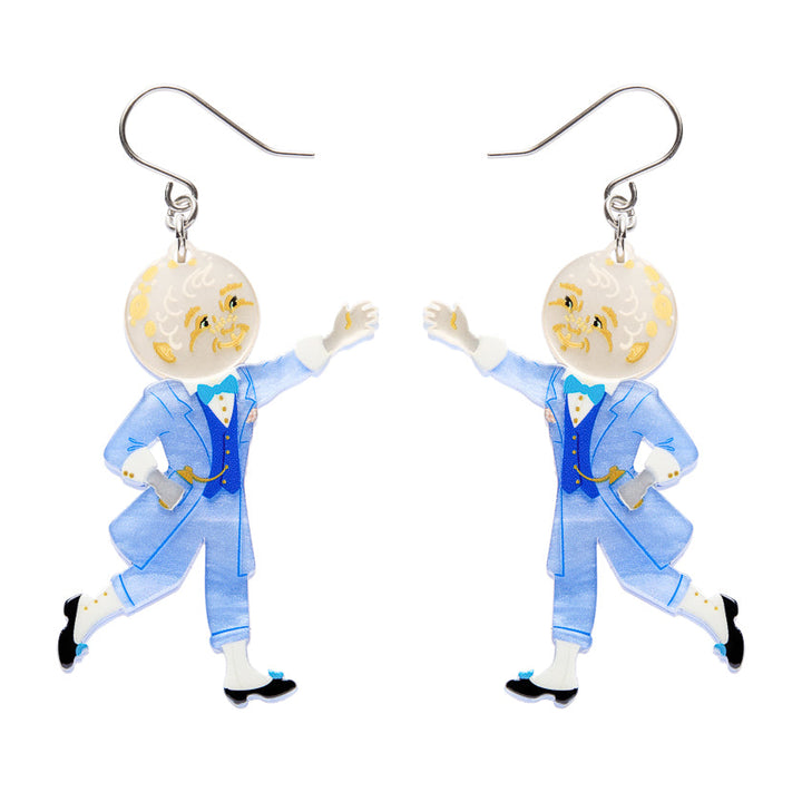 Moonface Drop Earrings by Erstwilder | Magic Faraway Tree