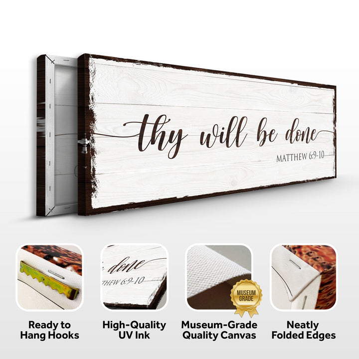 Thy Will Be Done Faith Sign II