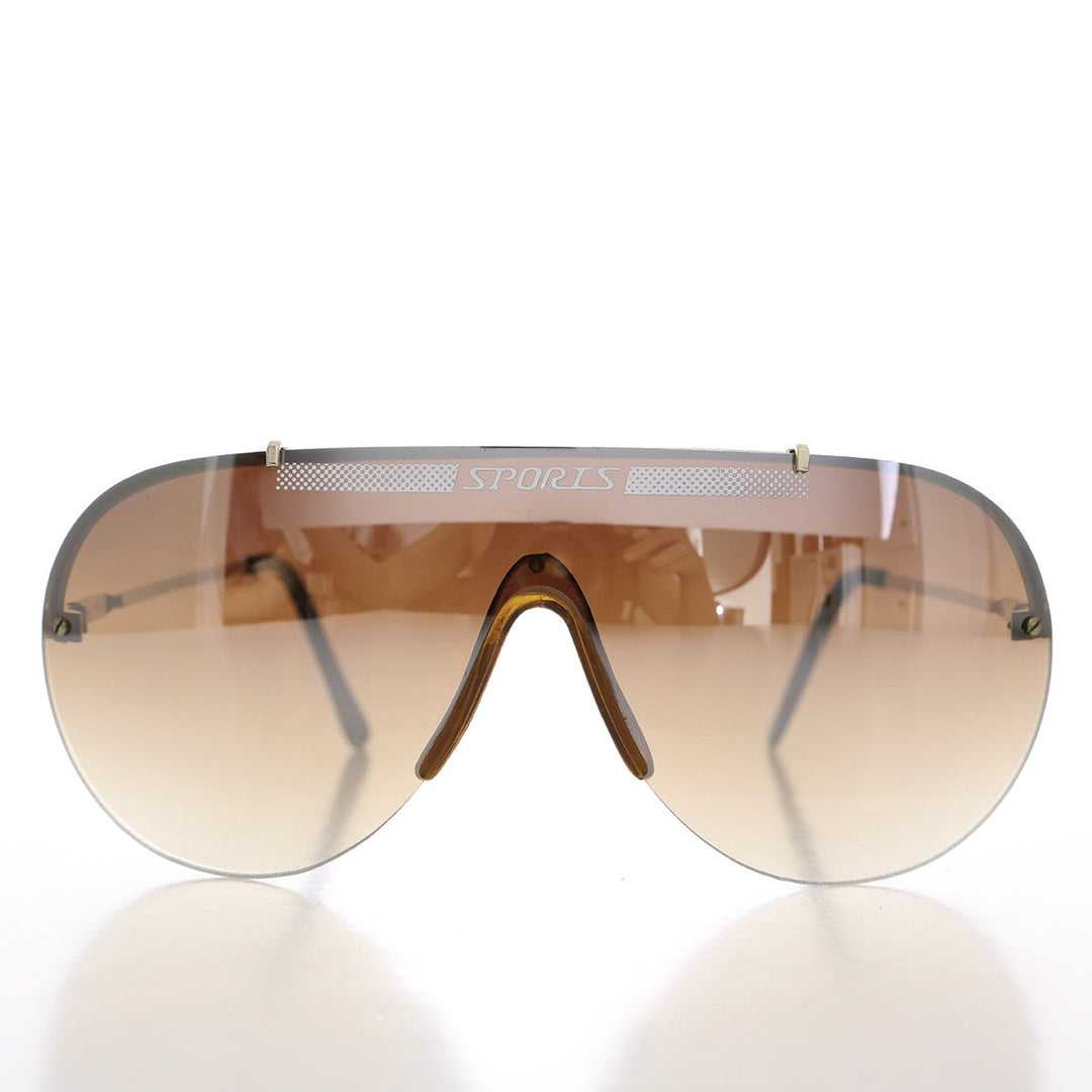 Rimless 80s Aviator Sunglasses - Exit