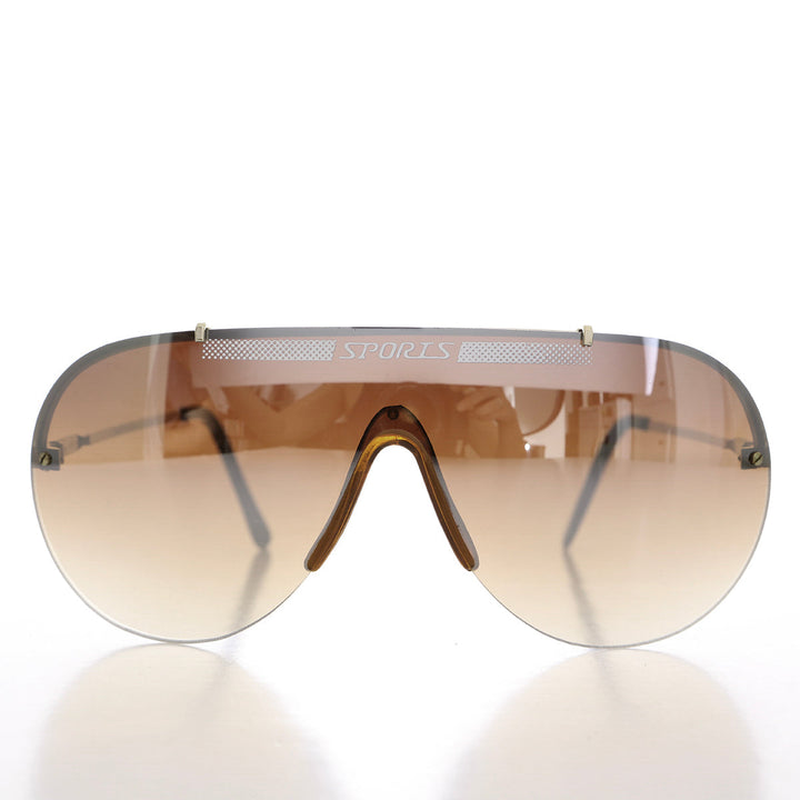Rimless 80s Aviator Sunglasses - Exit