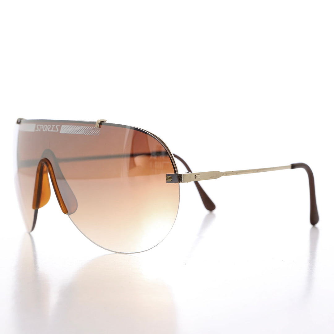 Rimless 80s Aviator Sunglasses - Exit