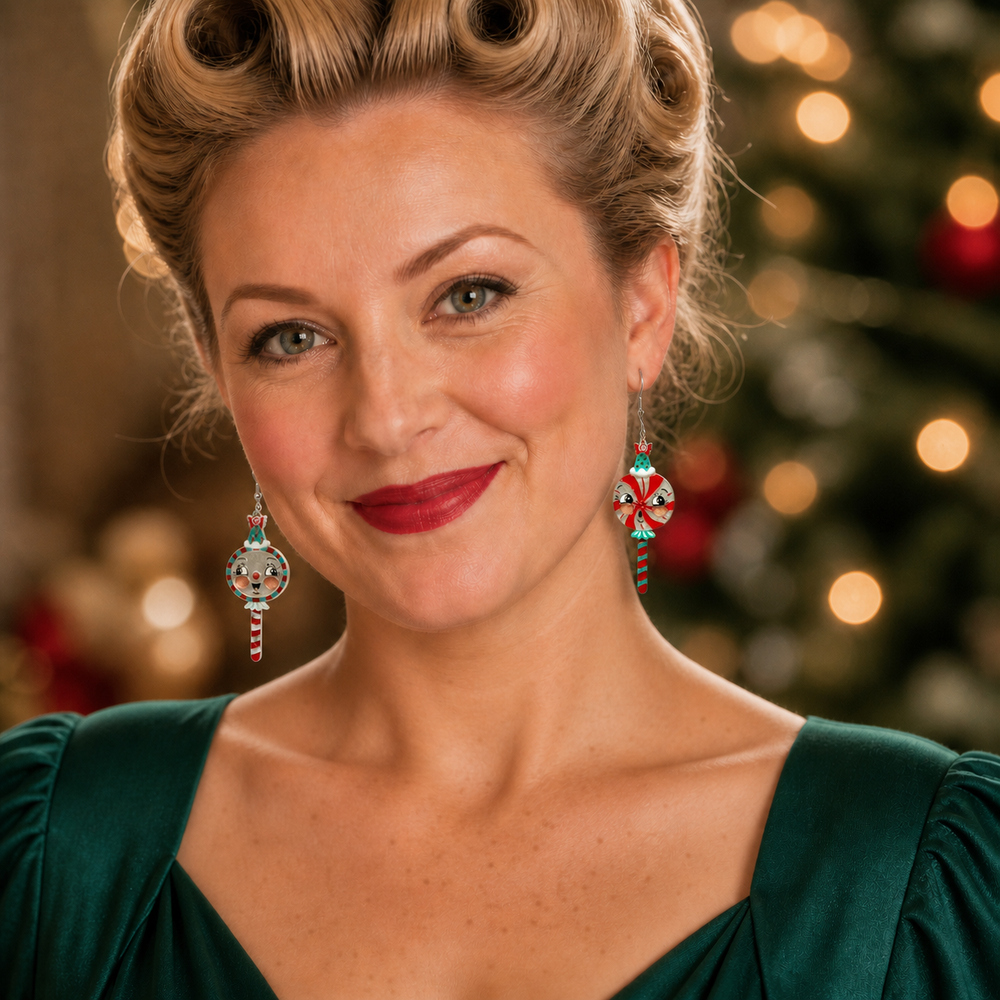 Merrymints Earrings by Johanna Parker x Lipstick & Chrome – view 3