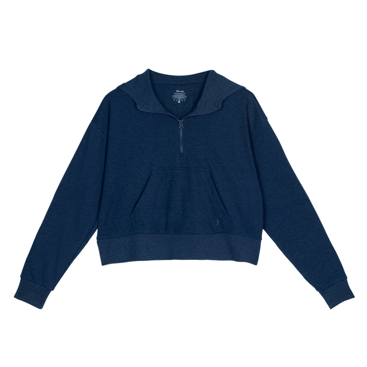 The Big Blue | Navy Goldilocks™ Women’s Half Zip Lounge Hoodie