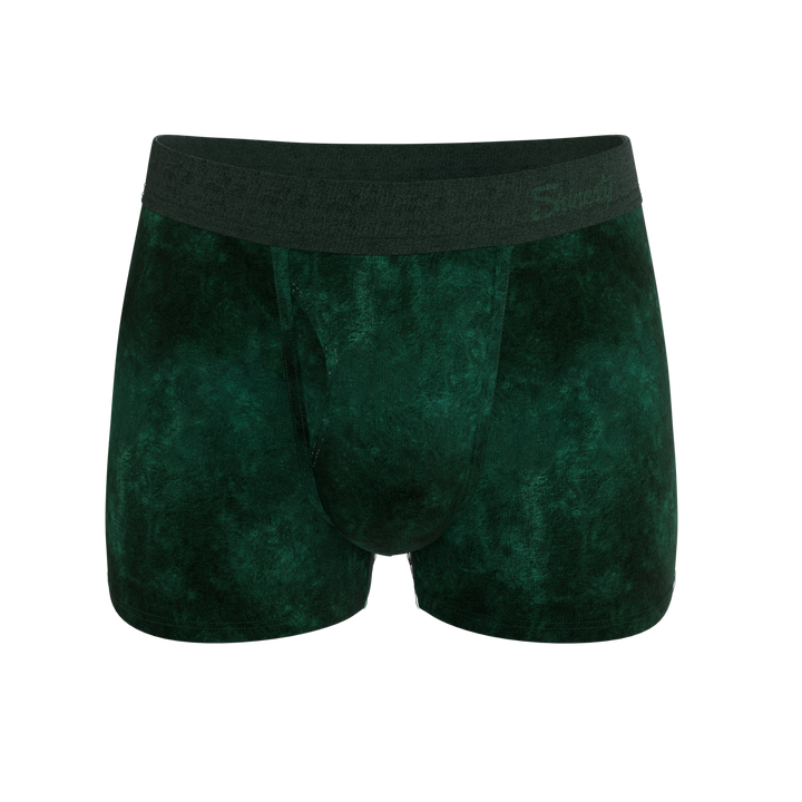 The Extravagance | Dark Green Velvet Trunk Underwear