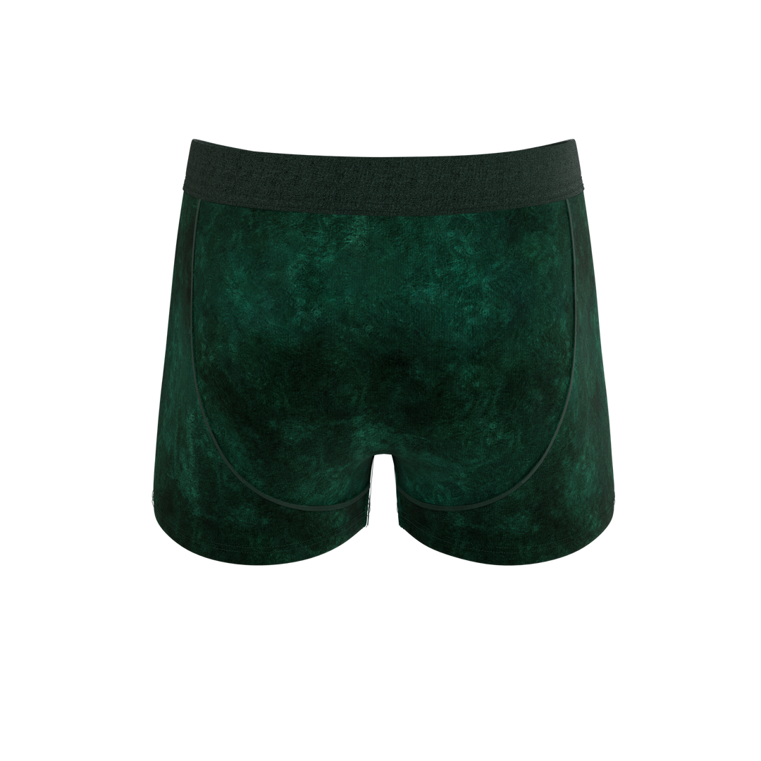 The Extravagance | Dark Green Velvet Trunk Underwear