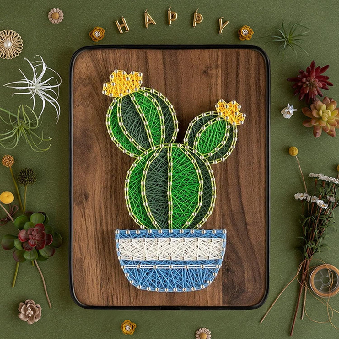 Potted Cactus String Art Kit F07-M12-3-DH5018
