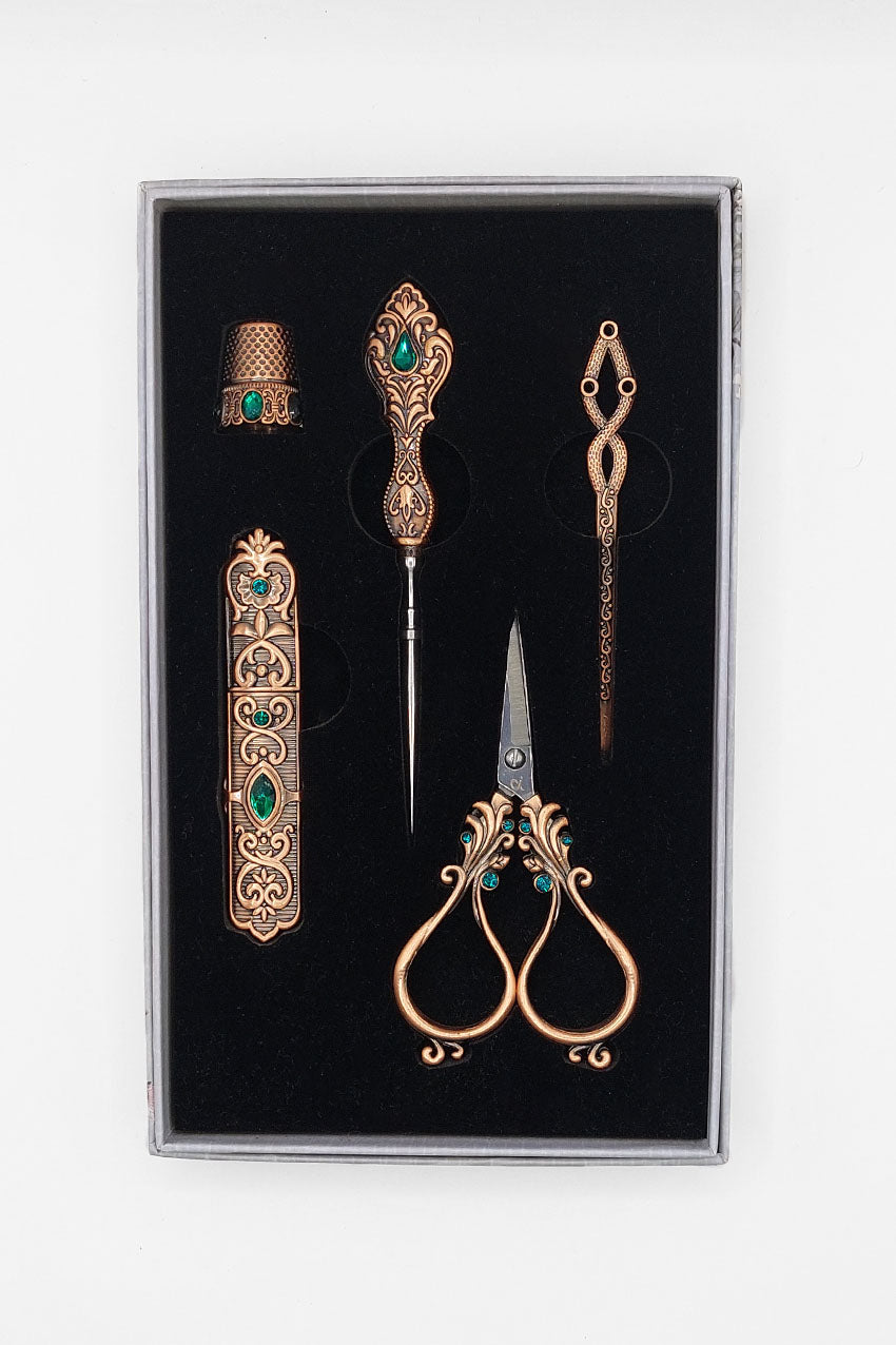 Craft Scissors for Felting & Embroidery Wizardi F07-M13-3-copper