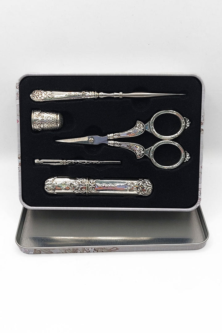 Craft Scissors for Felting & Embroidery Wizardi F07-M13-4-silver