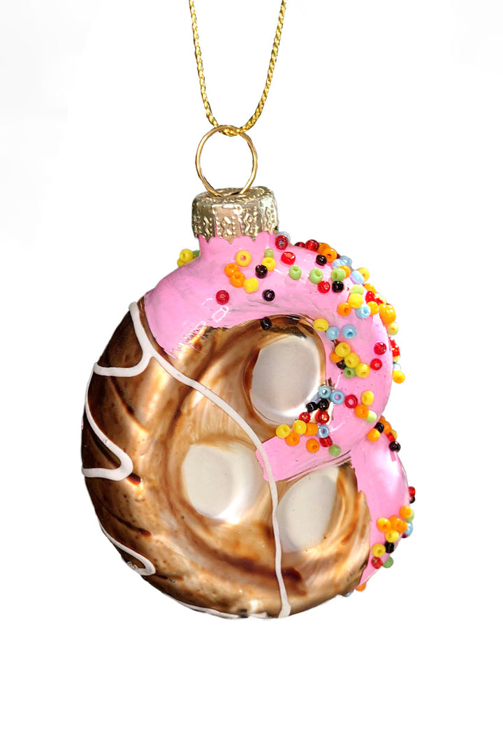 Pretzel Christmas Glass Ornament by Wizardi F07M3-30 HB-SY25071