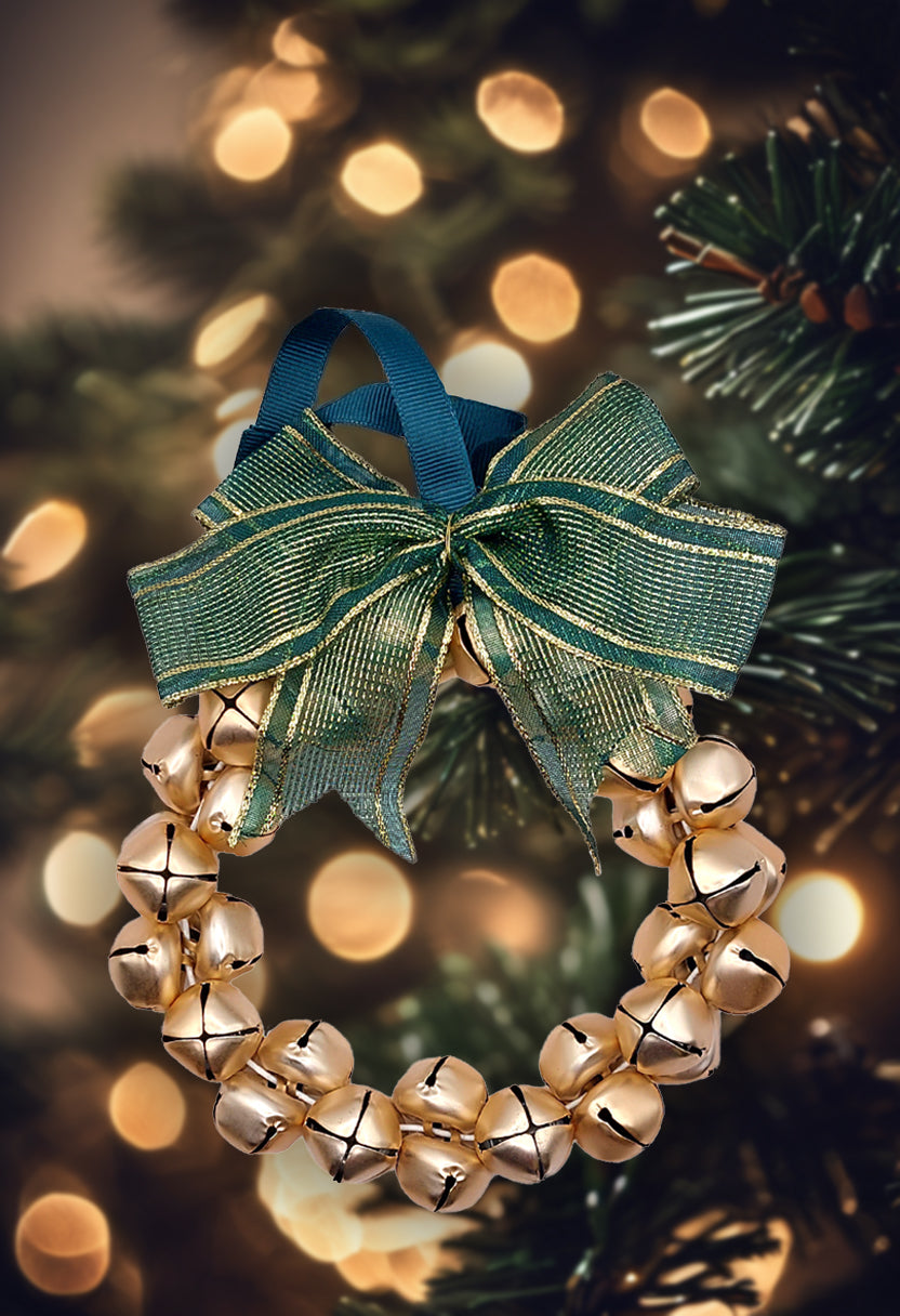 Bronze Beads Wreath Decoration by Wizardi F07M4-1-LD-067 Bronze