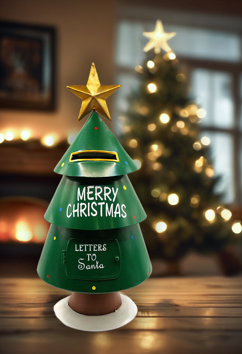 Tree Mailbox Christmas Festive Decoration by Wizardi F07M4-3-23FM10251