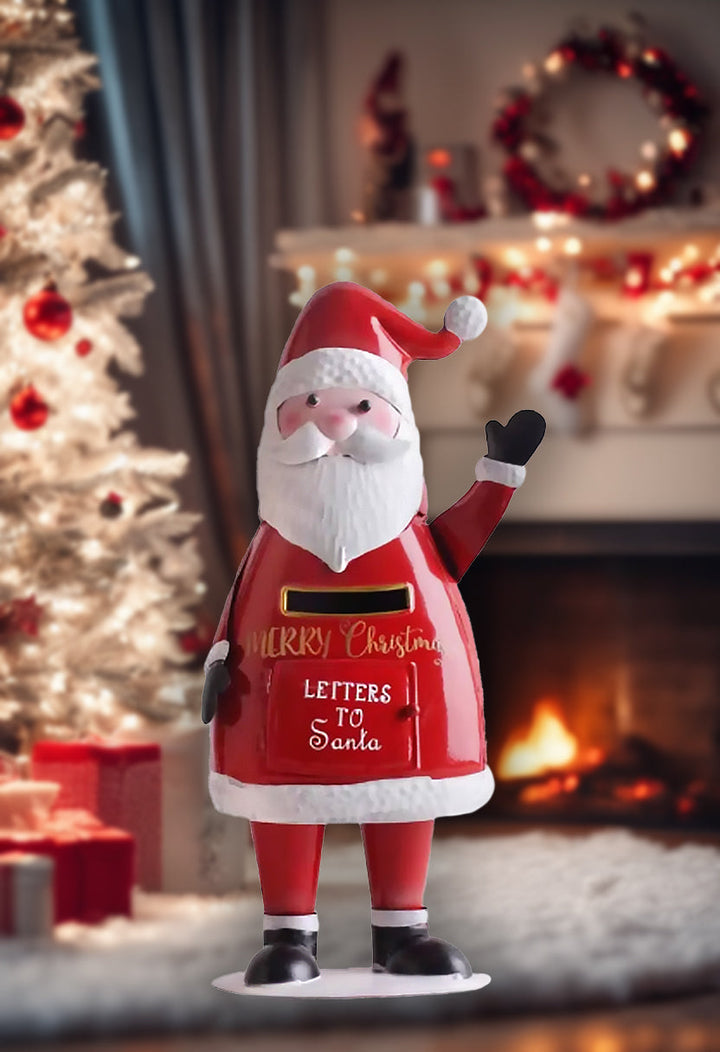Santa Claus Mailbox Christmas Festive Decoration by Wizardi F07M4-4-23FM10252