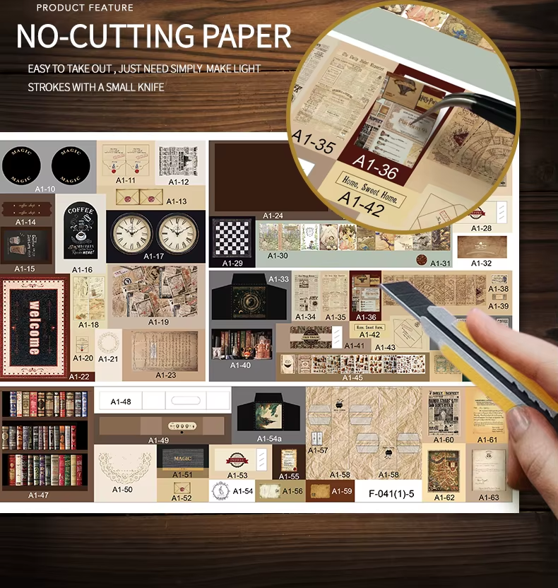 Magic Coffee Dollhouse Kit - Miniature Wizardi Roombox Kit