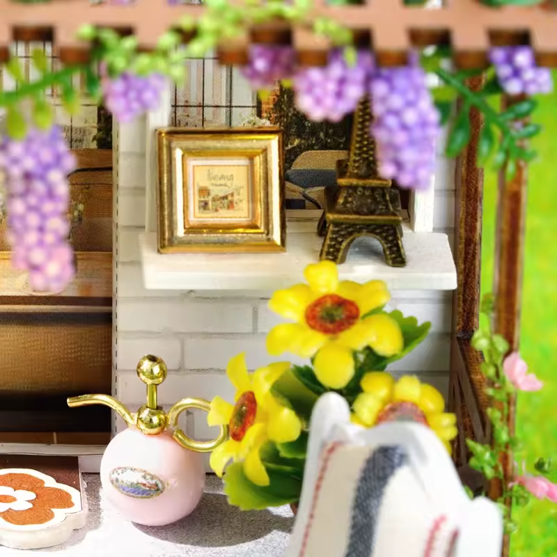 Leisure Time Dollhouse Kit - Miniature Wizardi Roombox Kit