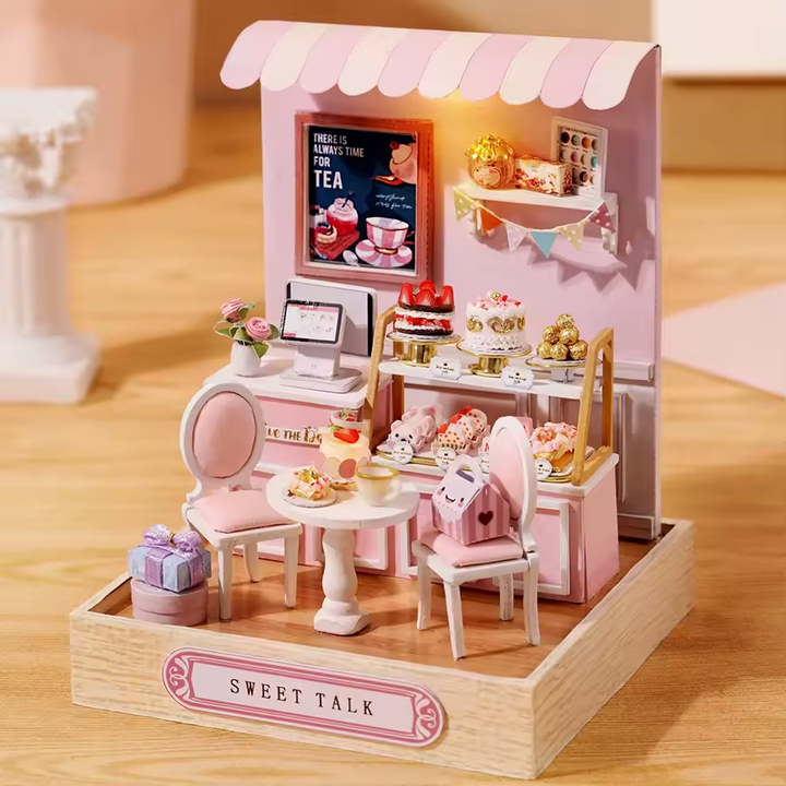 Sweet Talk Dollhouse Kit - Miniature Wizardi Roombox Kit