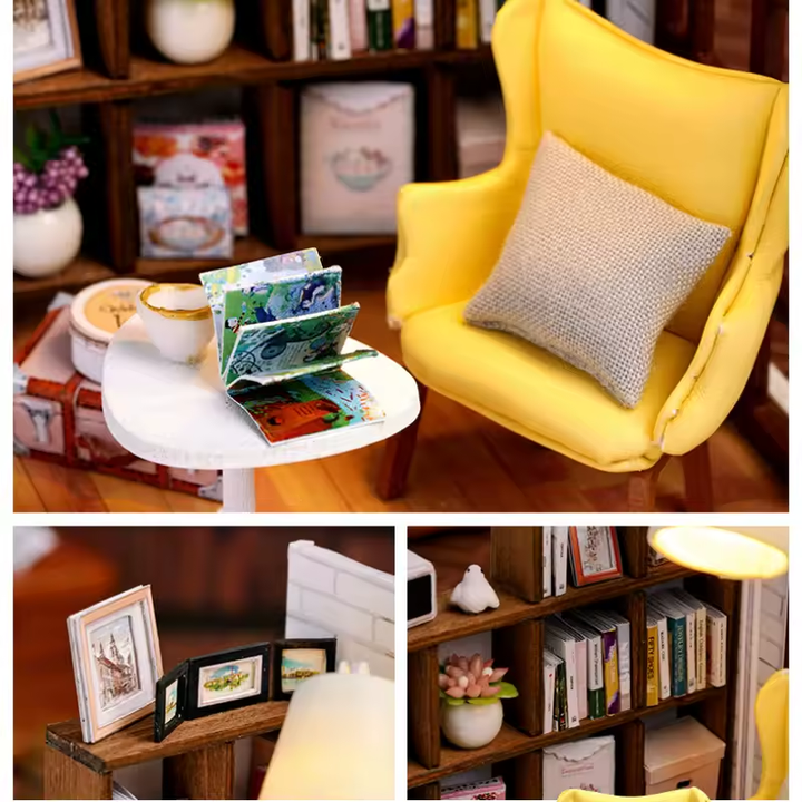 Leisurely Moment Dollhouse Kit - Miniature Wizardi Roombox Kit