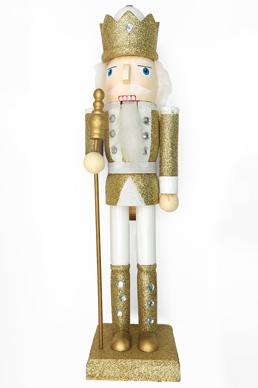 Wooden Winter King Nutcracker Wizardi F07M6-12B