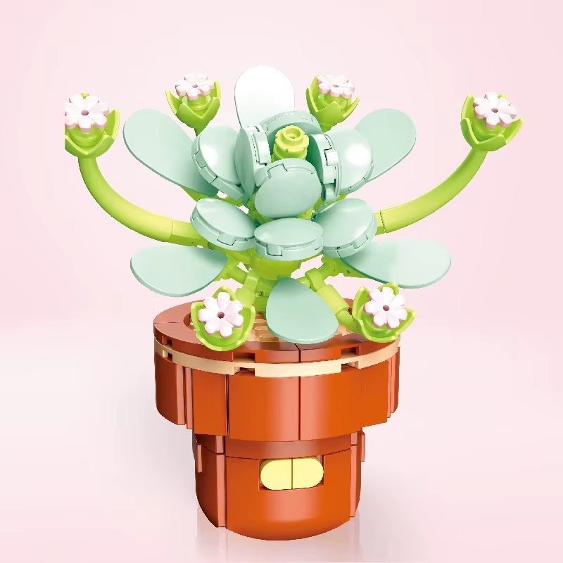 Plant Building Brick Kit - Orostachys by Wizardi F07N11-28-28(113)