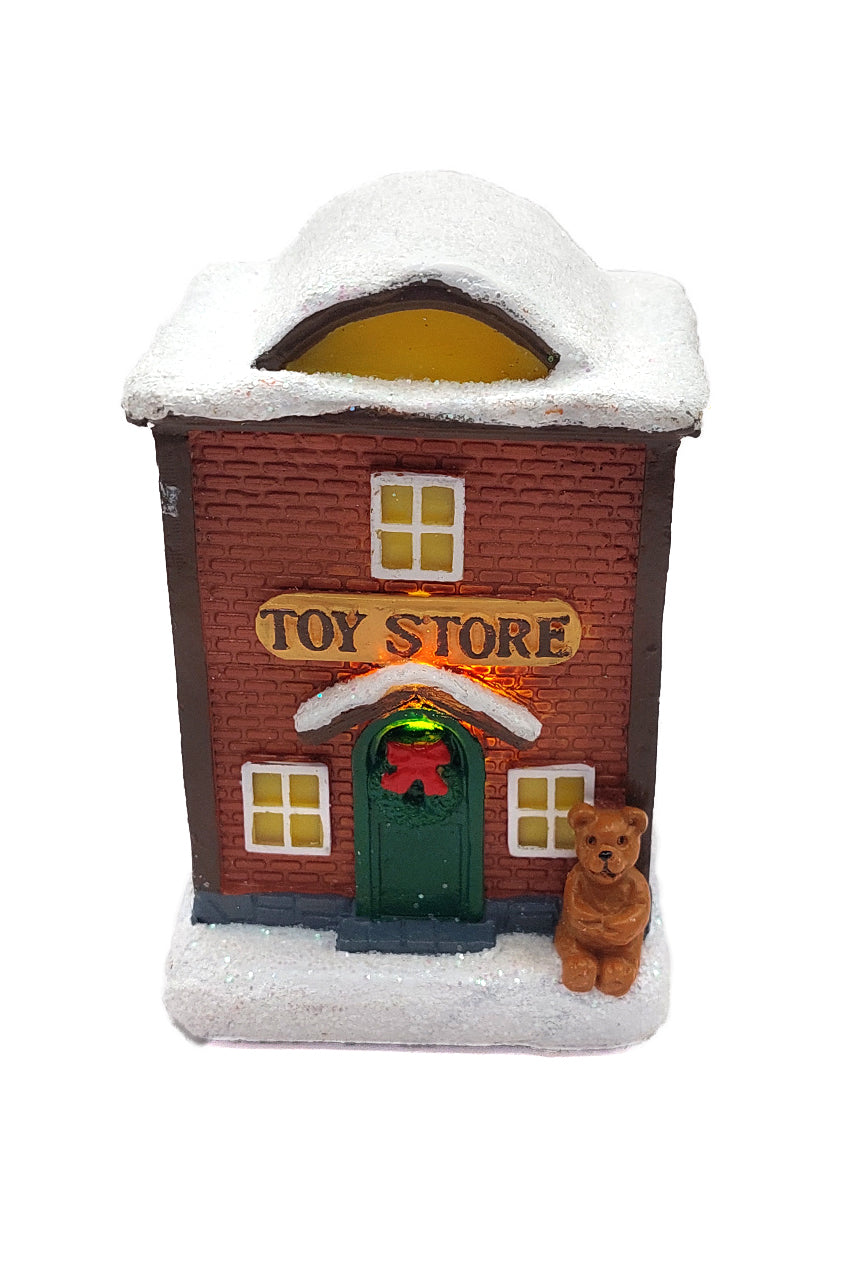 Toy Store Christmas Village Miniature by Wizardi F07N5-2C Toy store