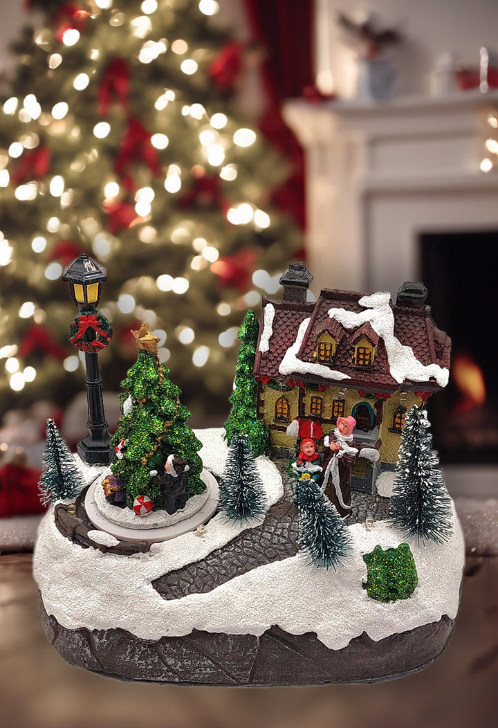 Cottage Christmas Village Miniature by Wizardi F07N5-7