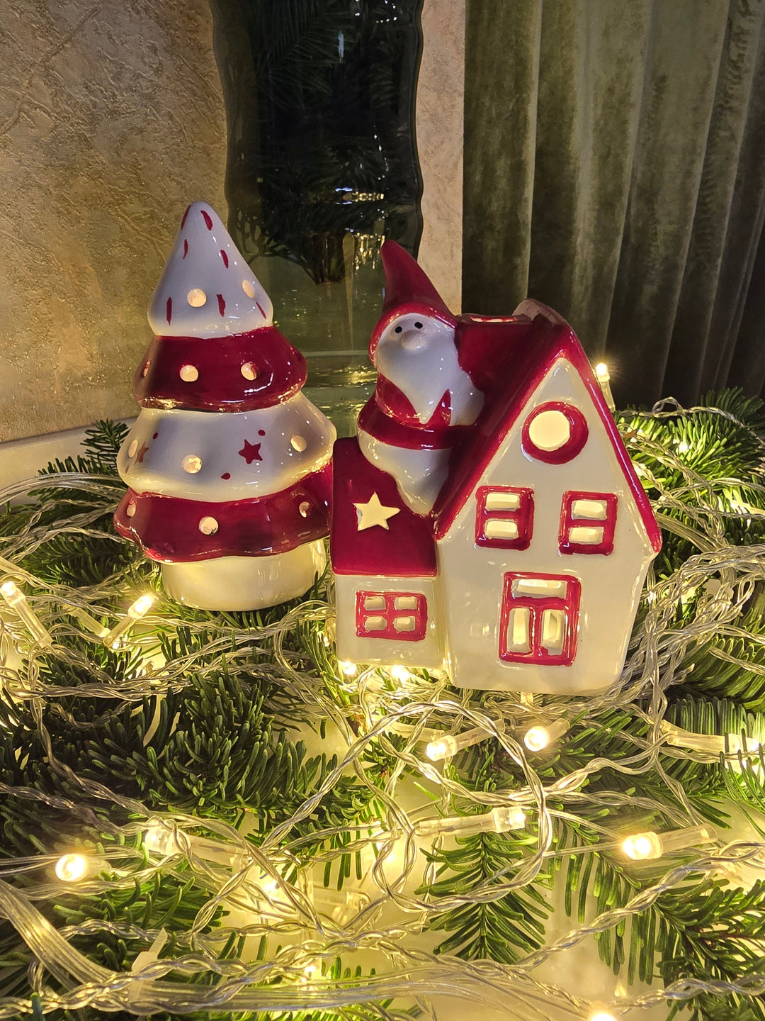 Tree Christmas Ceramic Ornament by Wizardi F07N7-4