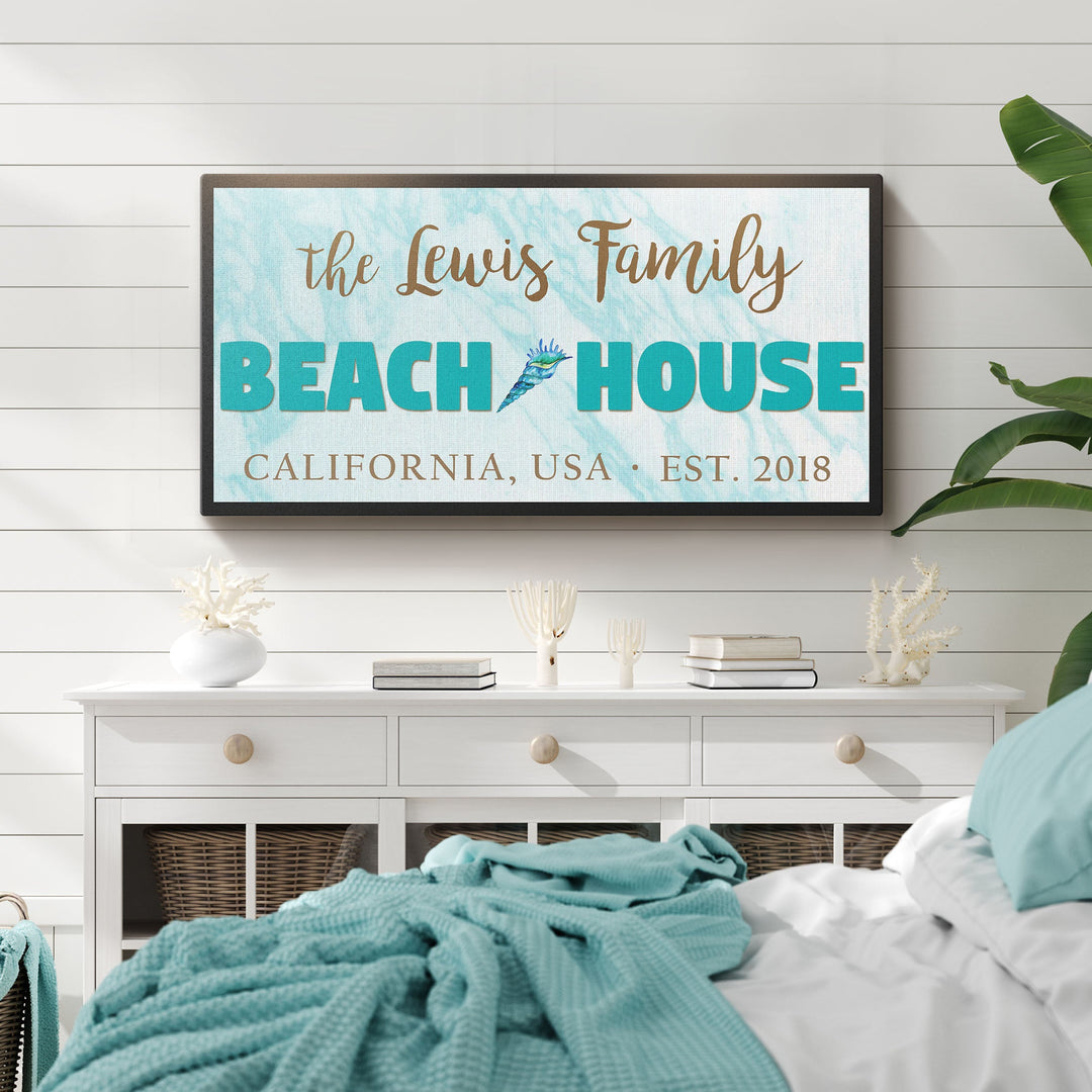 Beach House Sign