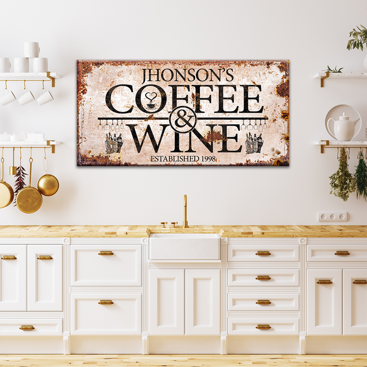 Coffee and Wine Sign II