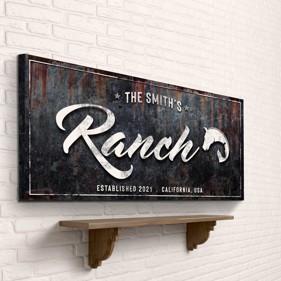 Family Ranch Sign