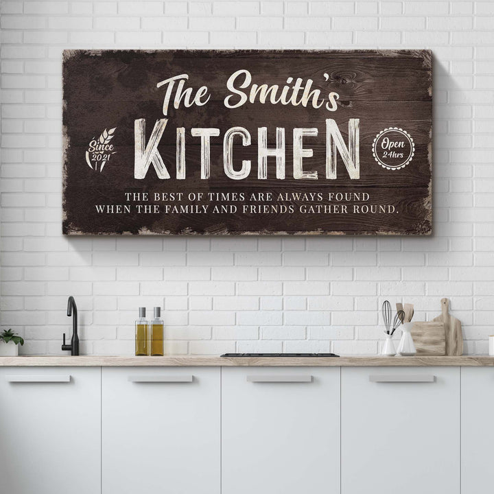 Family Kitchen Sign