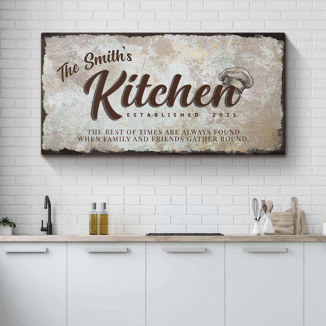 Family Kitchen Sign
