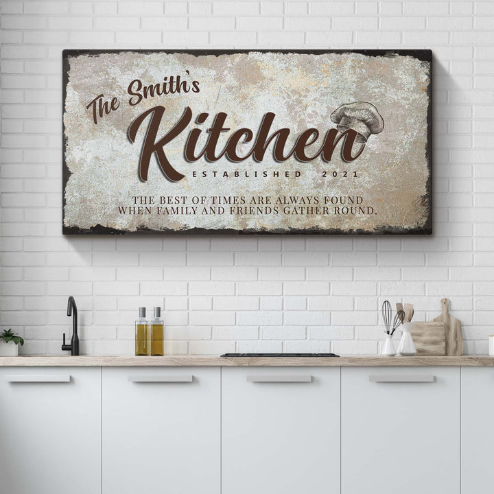 Family Kitchen Sign