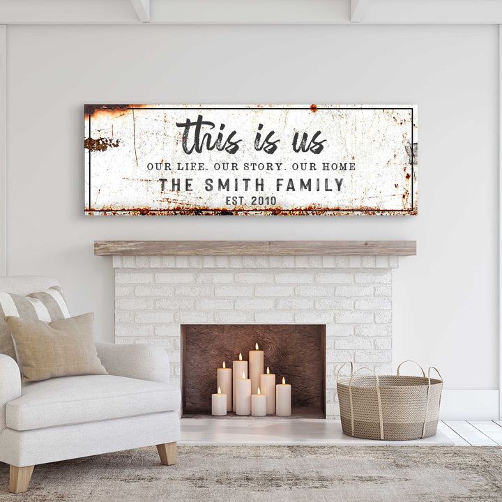 Rustic This Is Us Sign
