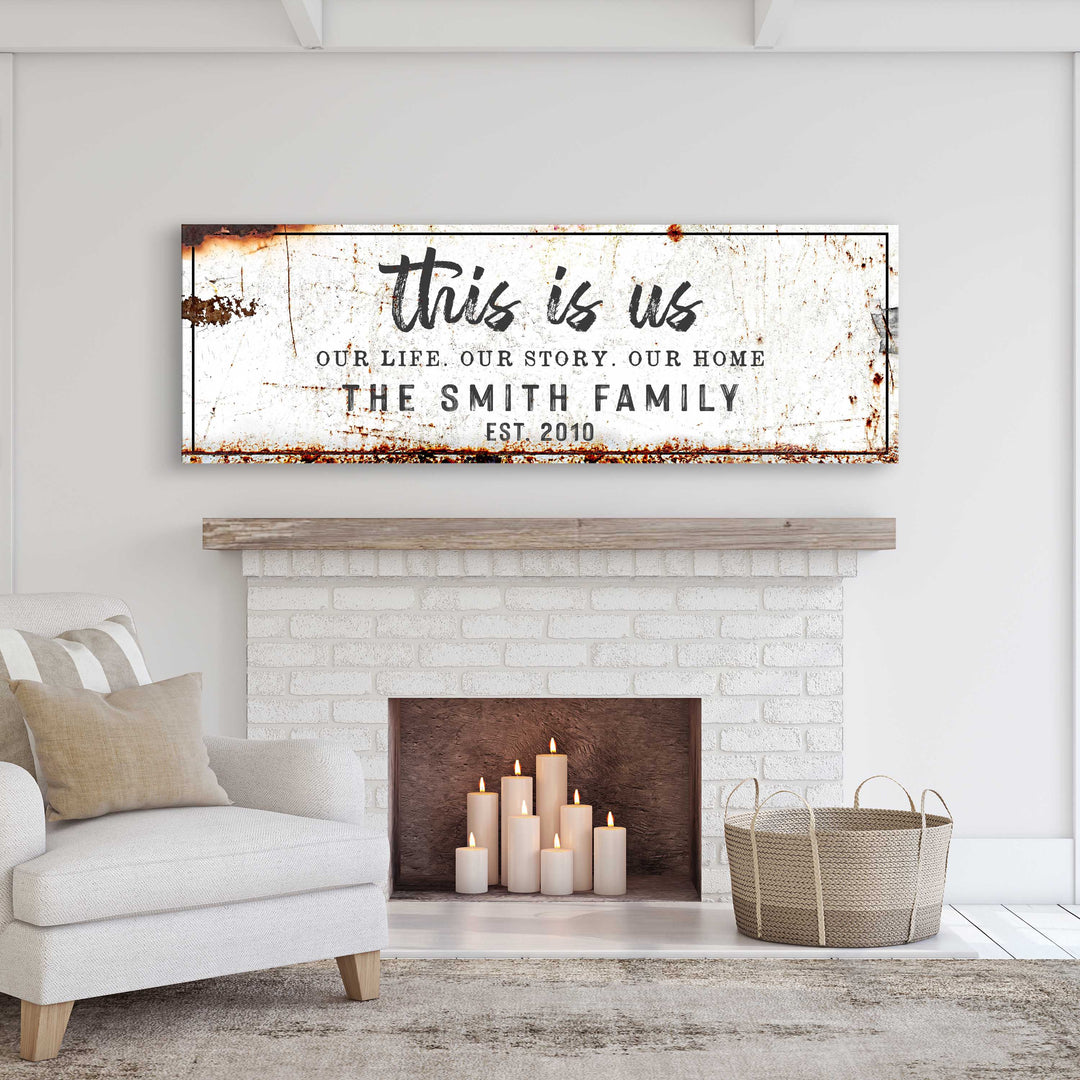 This Is Us Rustic Sign