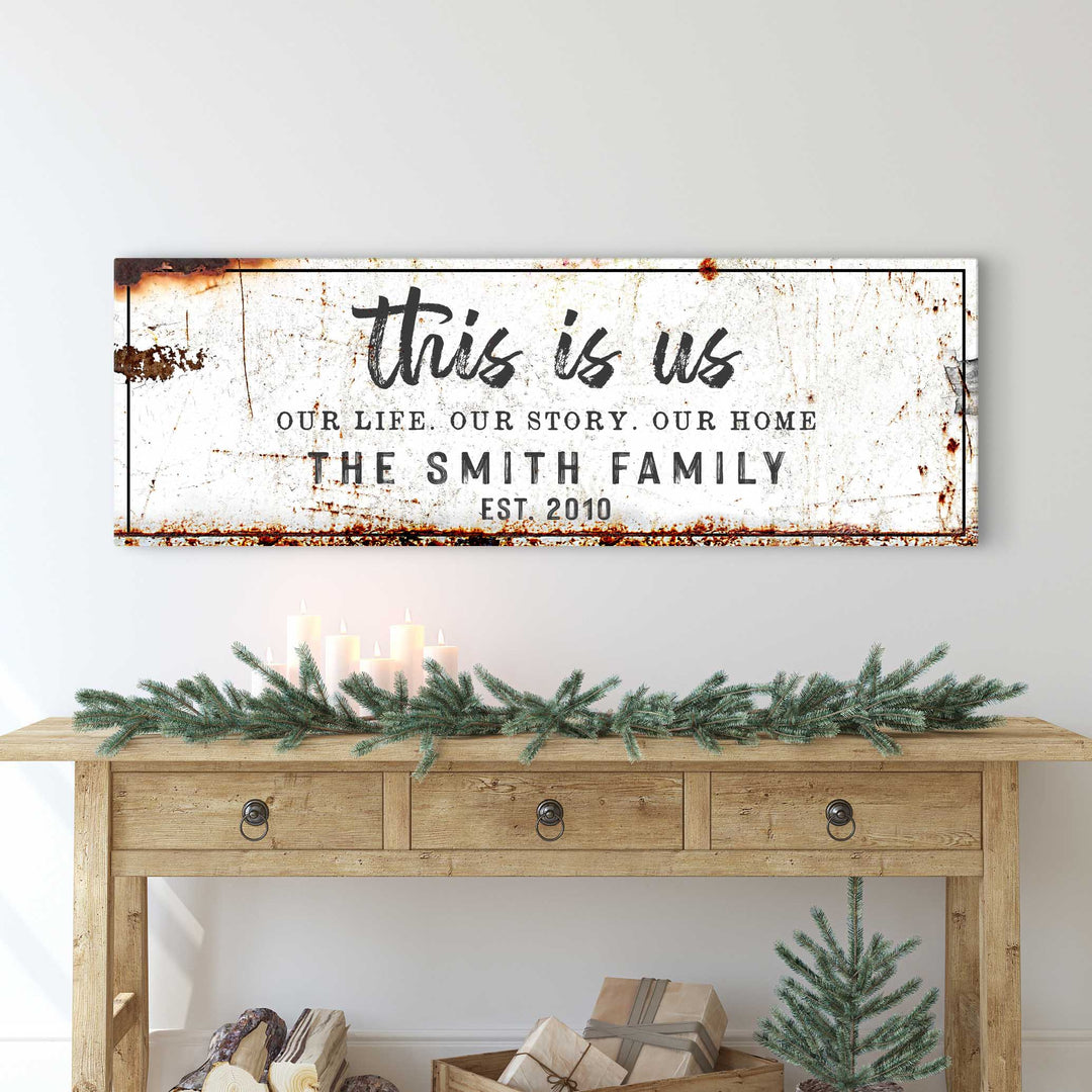 Rustic This Is Us Sign