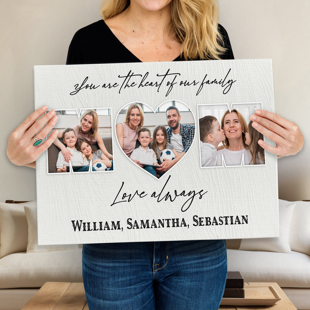 Mother's Day Sign You Are The Heart Of The Family