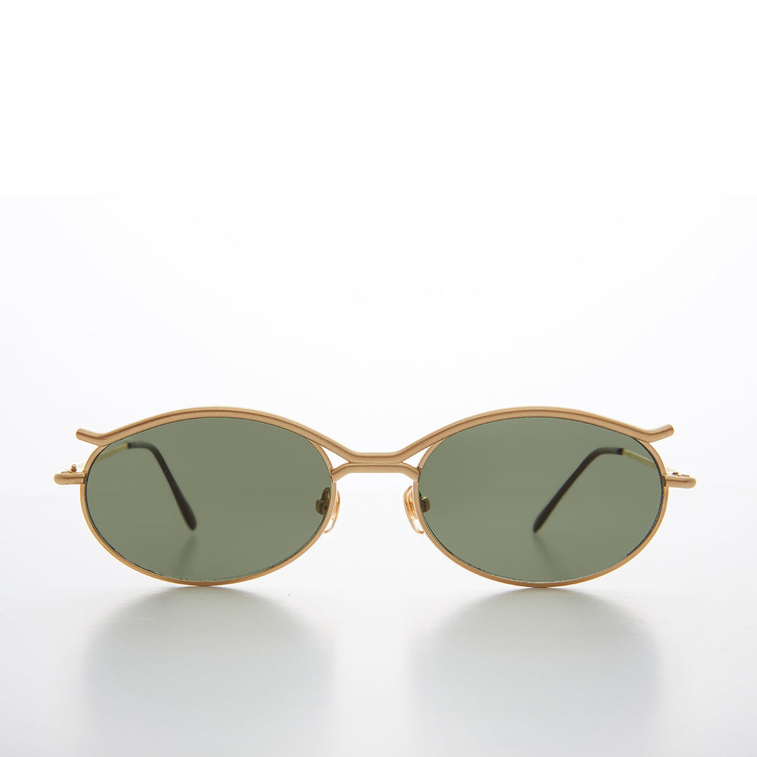 Rare  Oval Vintage 90s Optical Frame Sunglass - Fate