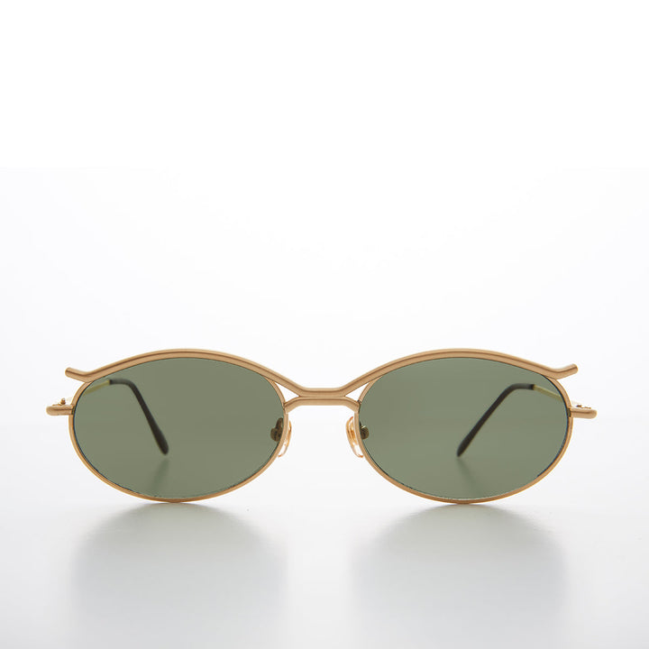 Rare  Oval Vintage 90s Optical Frame Sunglass - Fate