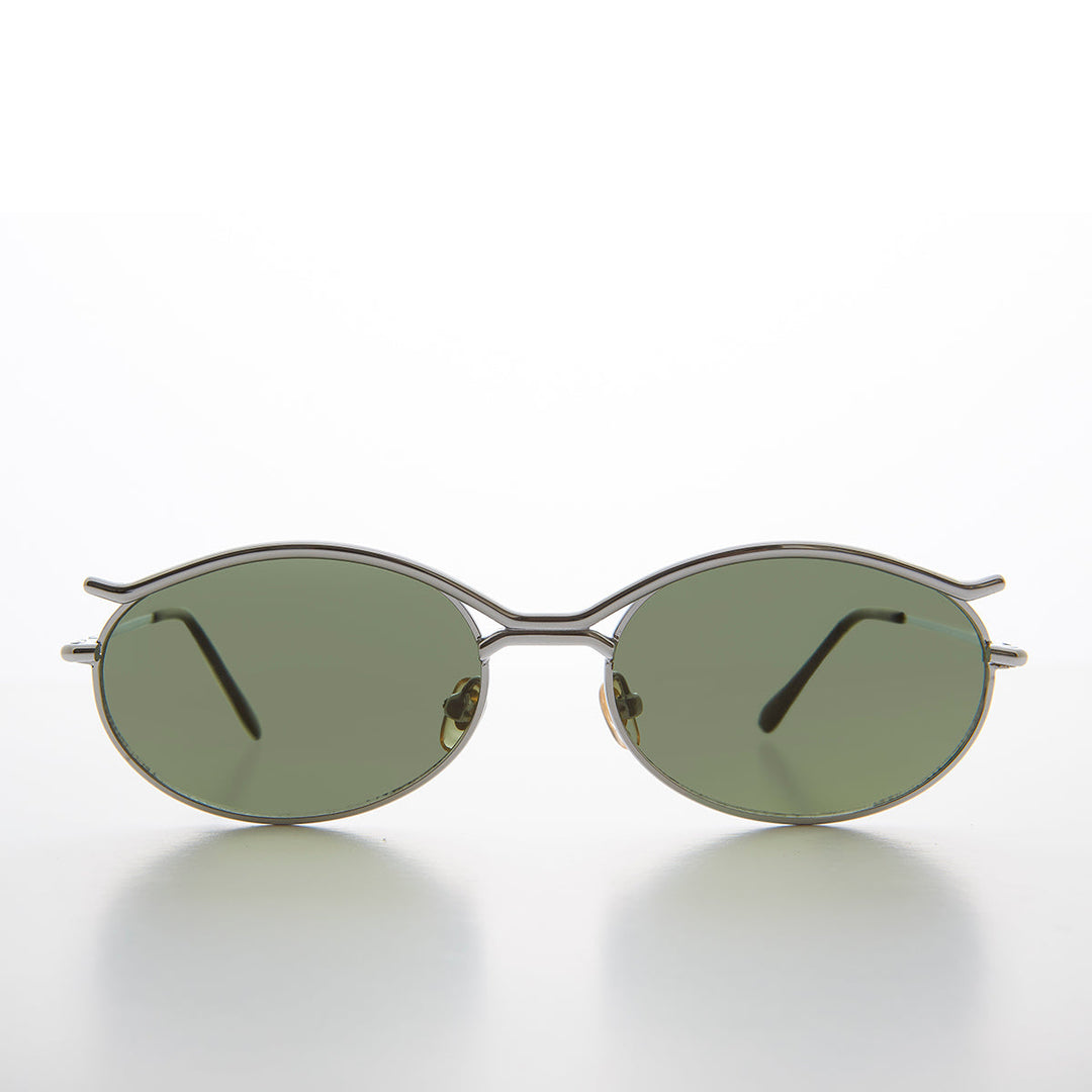 Rare  Oval Vintage 90s Optical Frame Sunglass - Fate